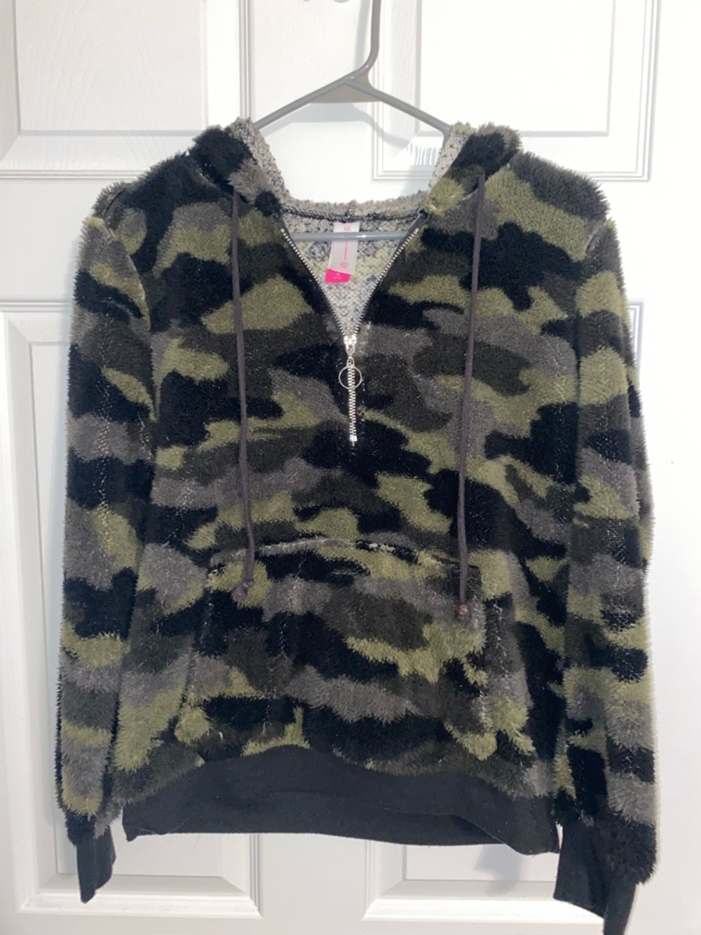 Cozy Camo Half-Zip Hoodie